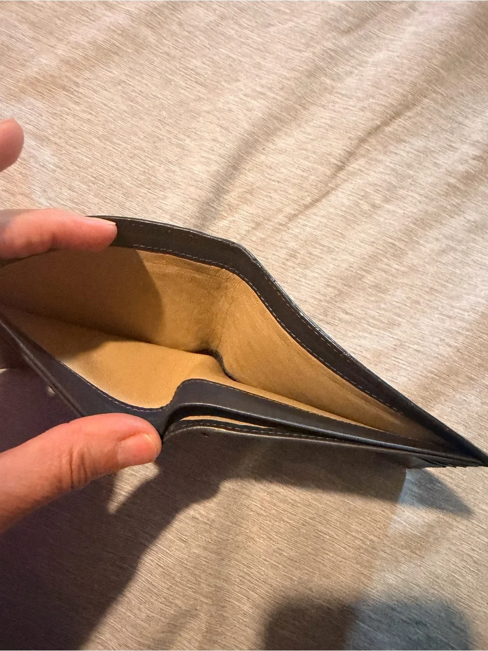 Bottega Veneta Men’s Dark Navy Intrecciato Bi-Fold Card Wallet